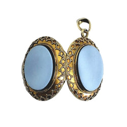 Pendentif en or jaune et onyx - Castafiore