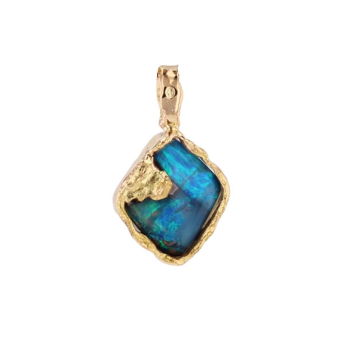 Pendentif en or jaune et opale - Castafiore