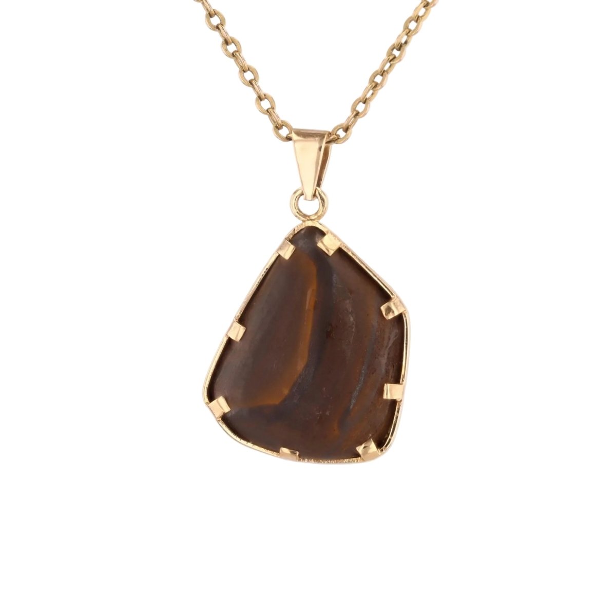 Pendentif en or jaune et opale - Castafiore