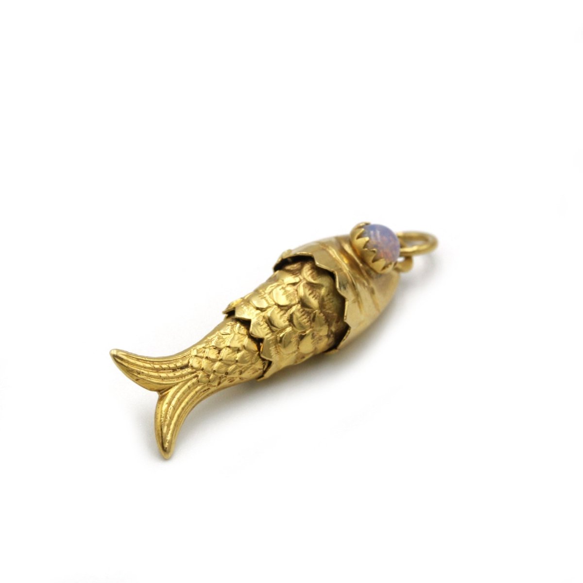 Pendentif en or jaune et opales - Castafiore