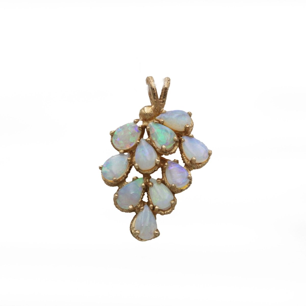 Pendentif en or jaune et opales - Castafiore