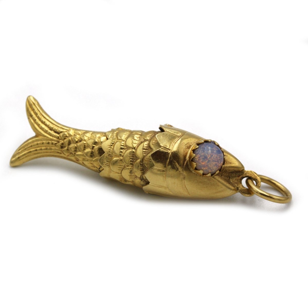 Pendentif en or jaune et opales - Castafiore