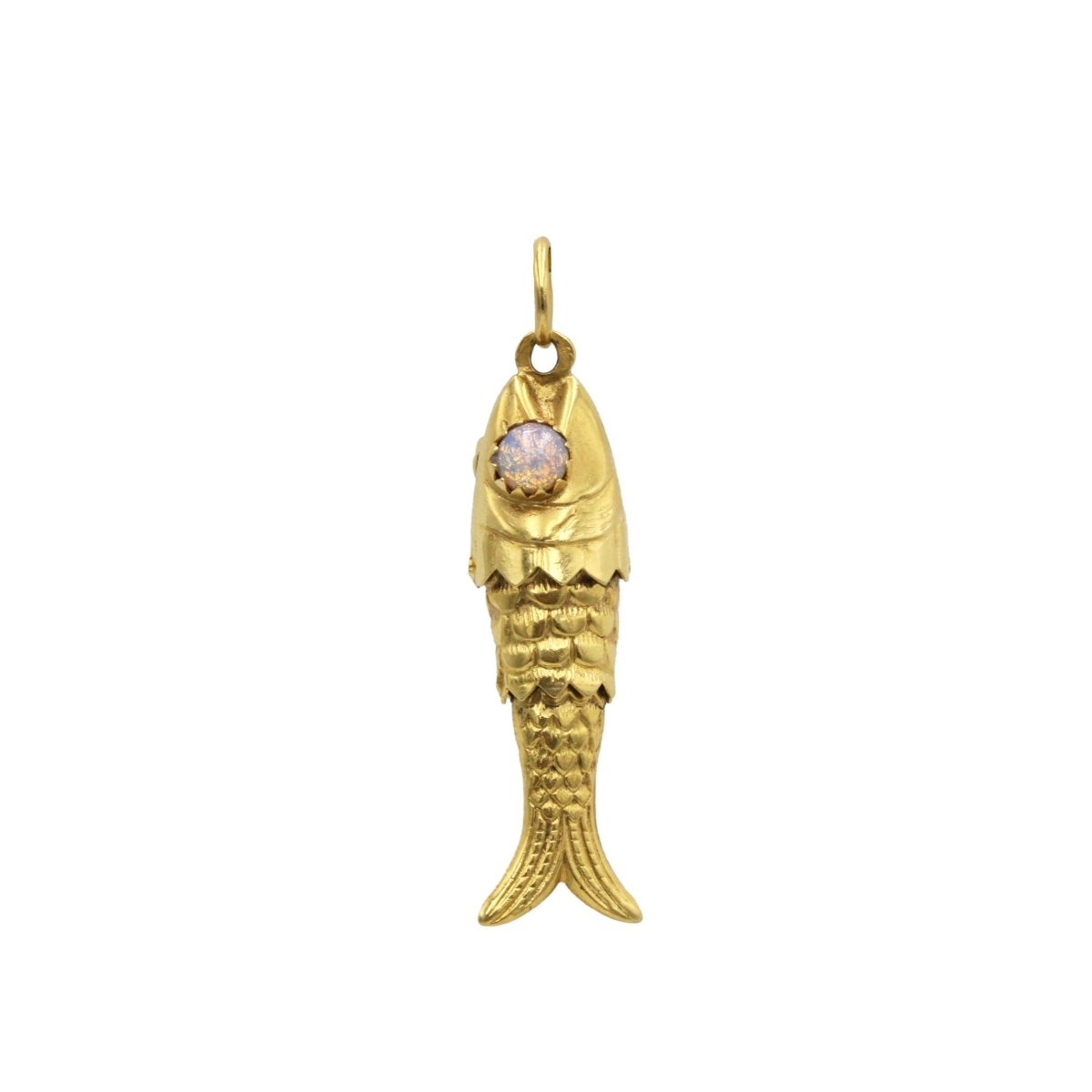 Pendentif en or jaune et opales - Castafiore