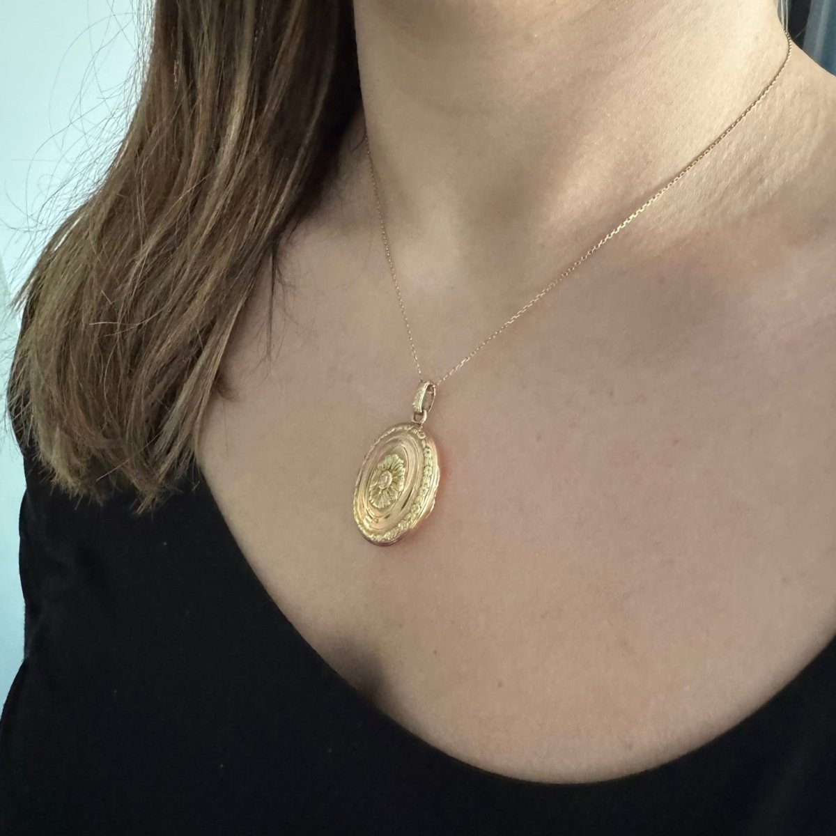 Pendentif en or jaune et or rose - Castafiore