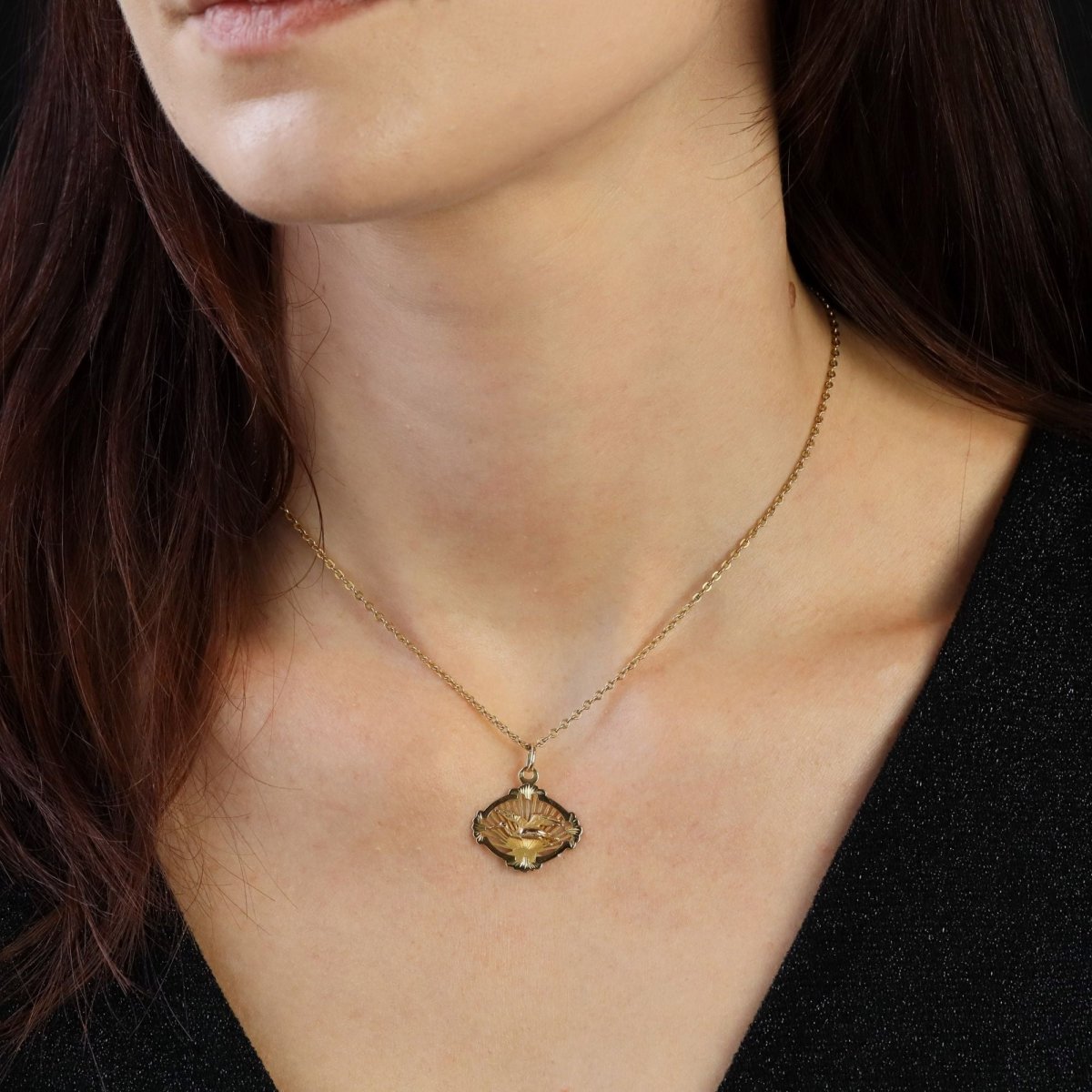 Pendentif en or jaune et or rose - Castafiore