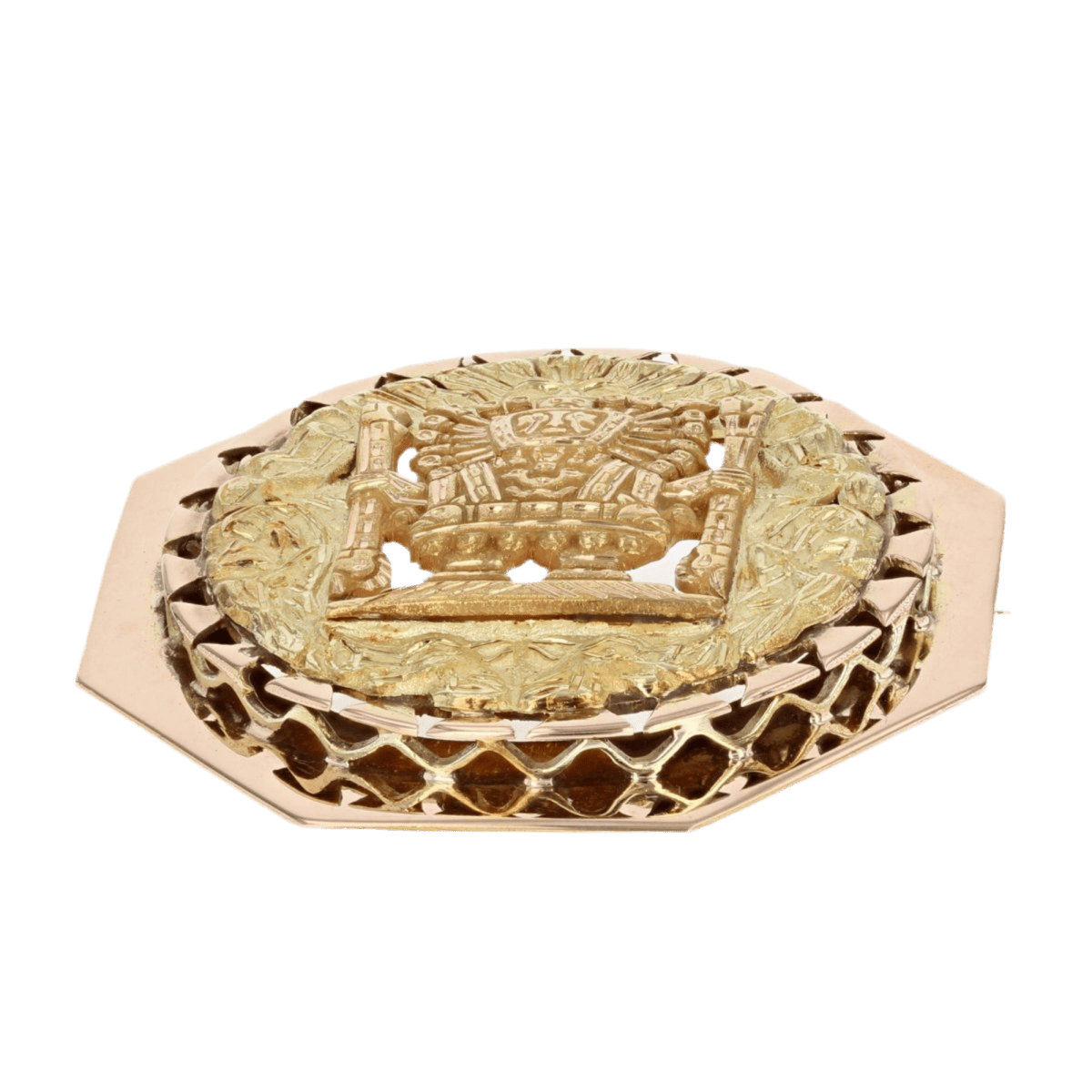 Pendentif en or jaune et or rose - Castafiore