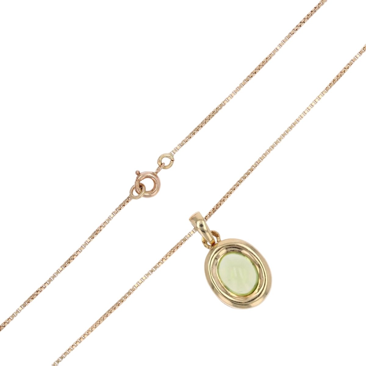 Pendentif en or jaune et péridot - Castafiore