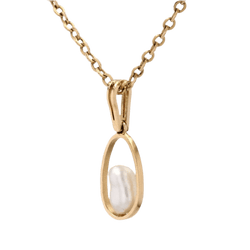 Pendentif en or jaune et perle - Castafiore