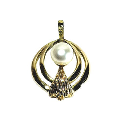 Pendentif en or jaune et perle - Castafiore