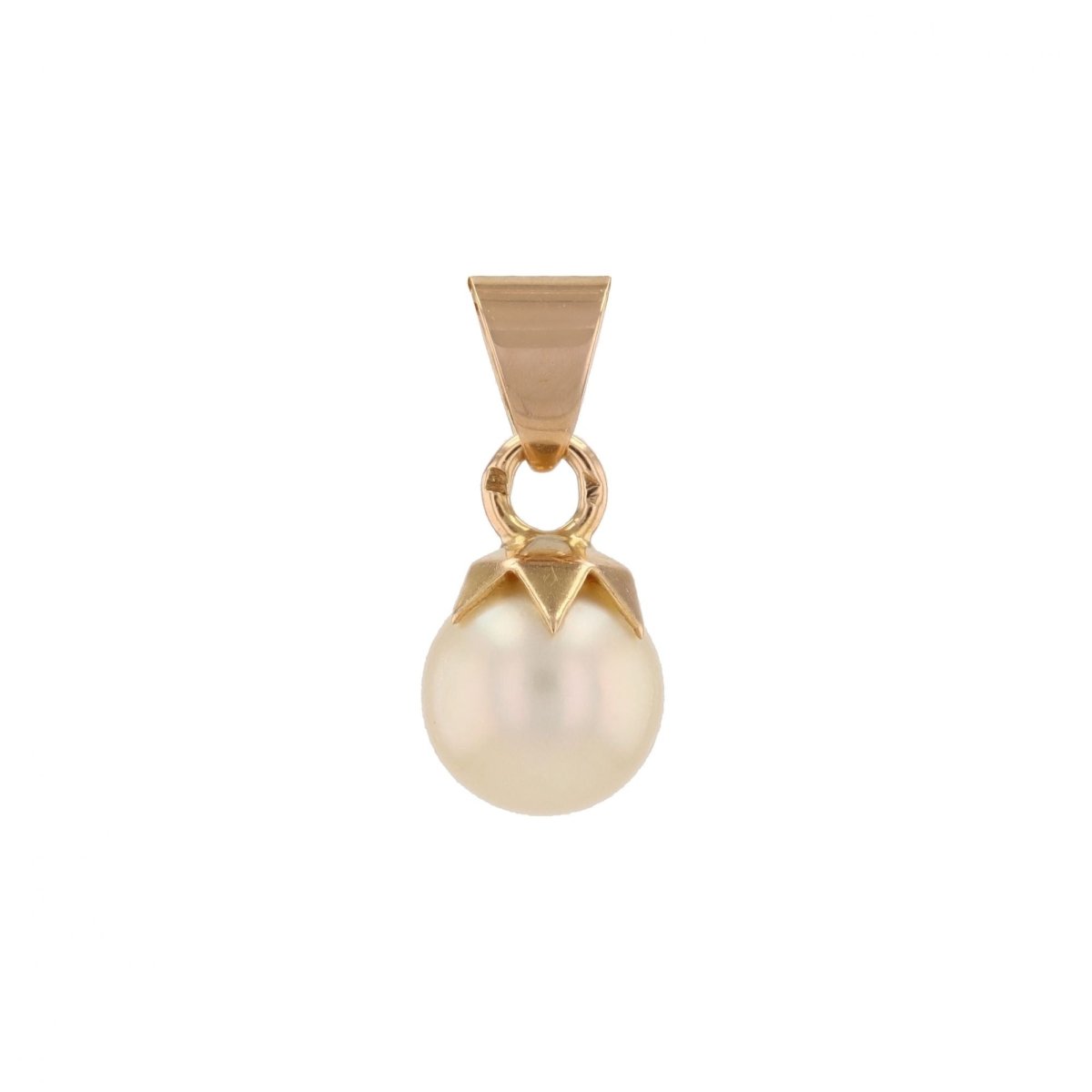 Pendentif en or jaune et perle - Castafiore