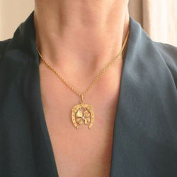 Pendentif en or jaune et perle - Castafiore