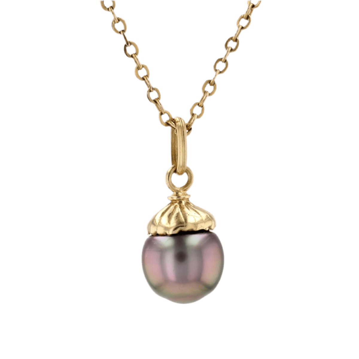 Pendentif en or jaune et perle - Castafiore