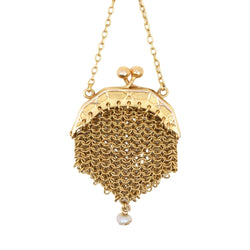 Pendentif en or jaune et perle - Castafiore