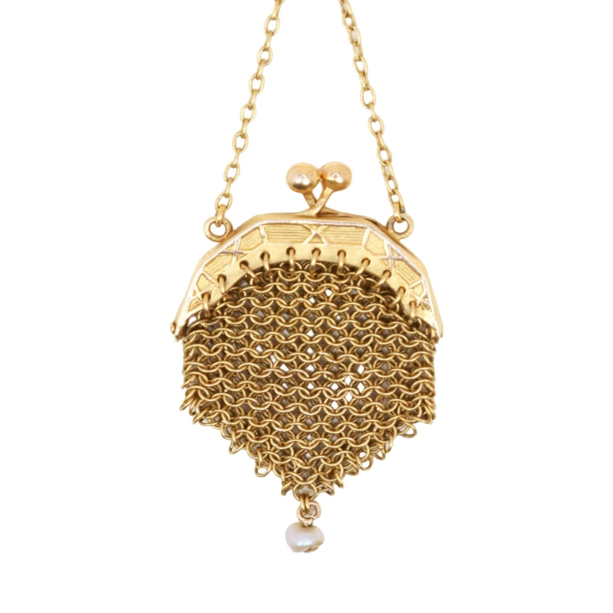 Pendentif en or jaune et perle - Castafiore