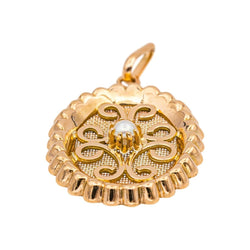 Pendentif en or jaune et perle - Castafiore