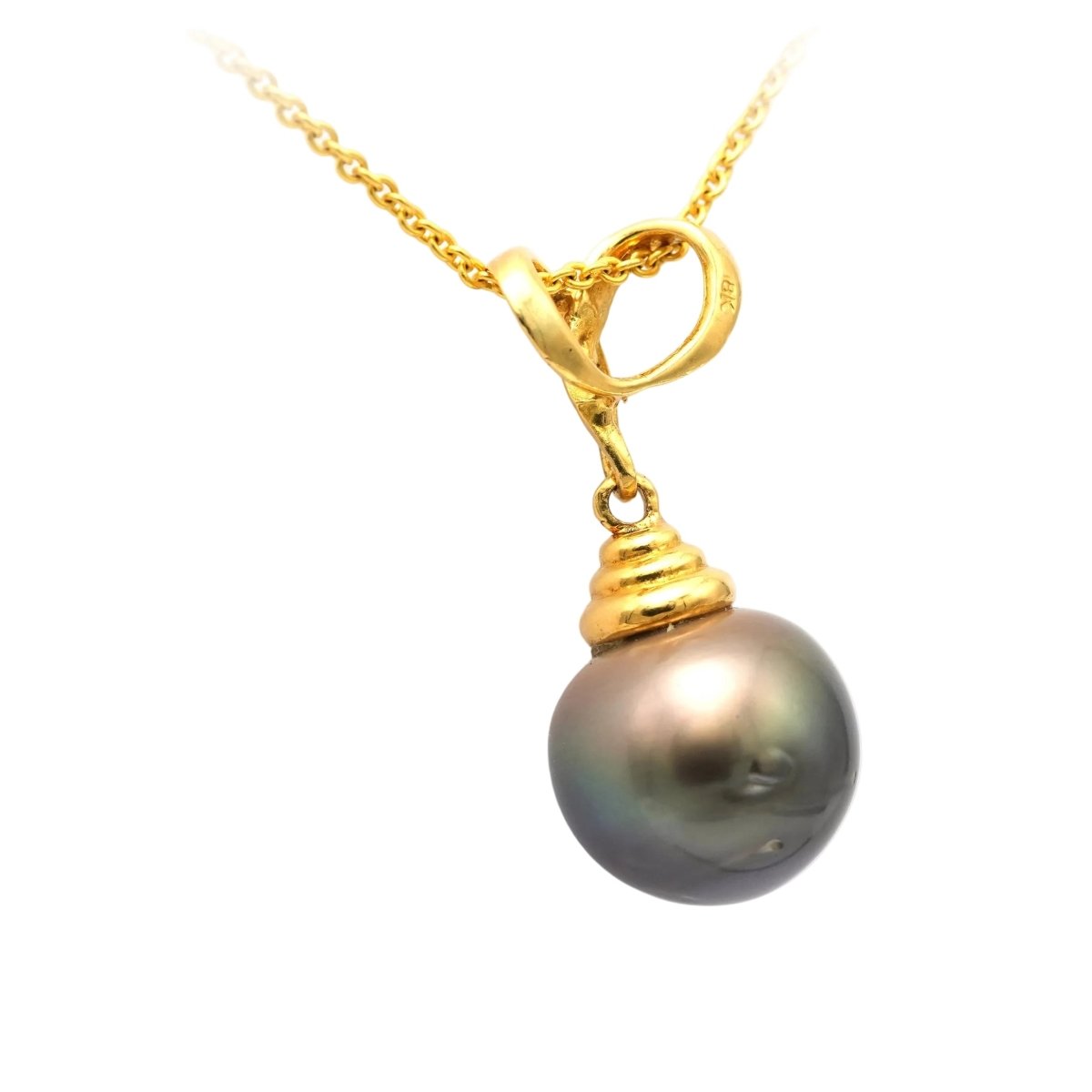 Pendentif en or jaune et perle - Castafiore