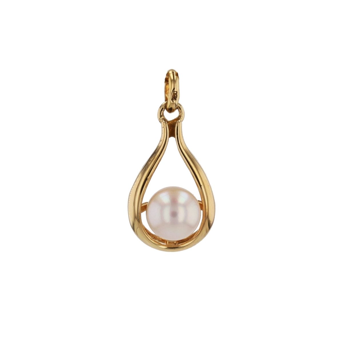 Pendentif en or jaune et perle - Castafiore