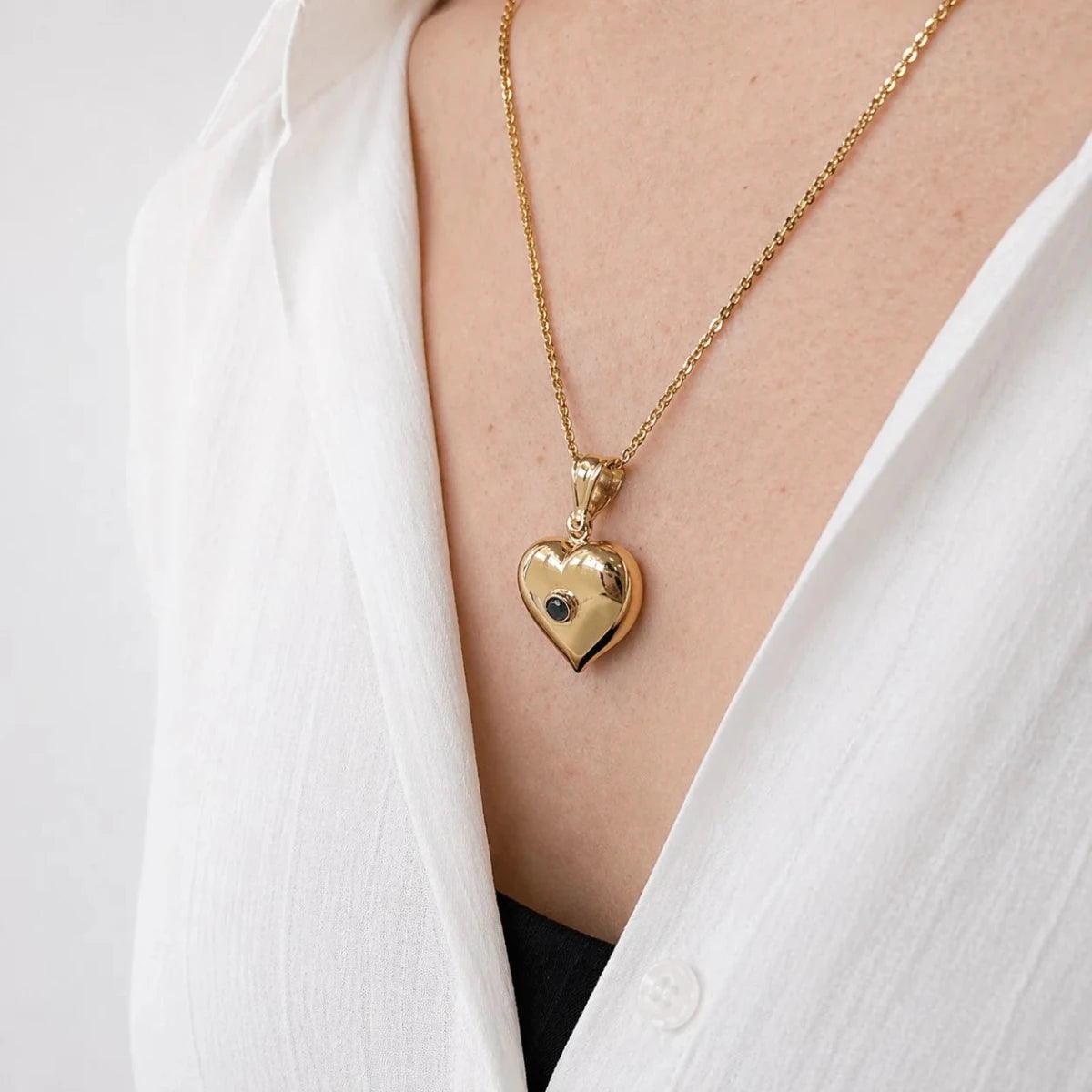 Pendentif en or jaune et pierres - Castafiore