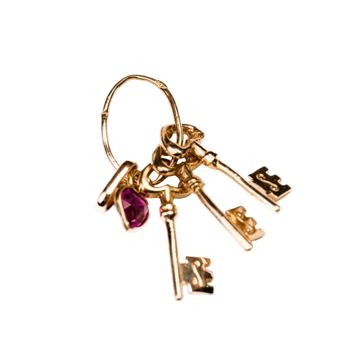 Pendentif en or jaune et rubis - Castafiore