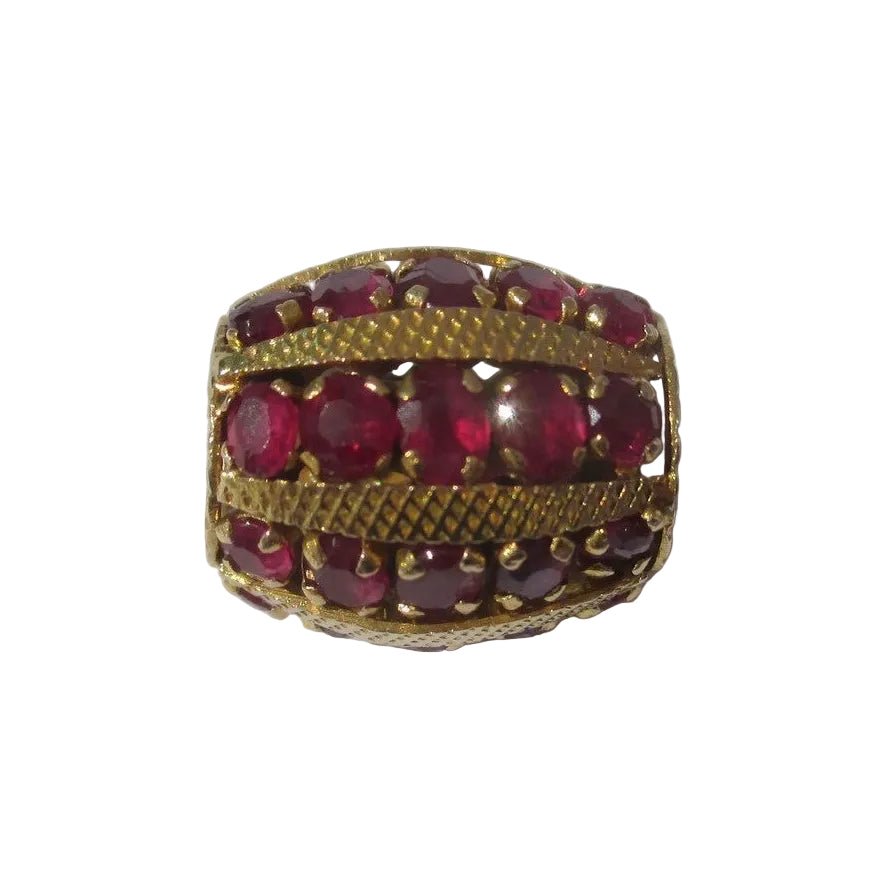 Pendentif en or jaune et rubis - Castafiore