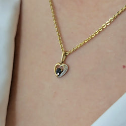 Pendentif en or jaune et saphir - Castafiore