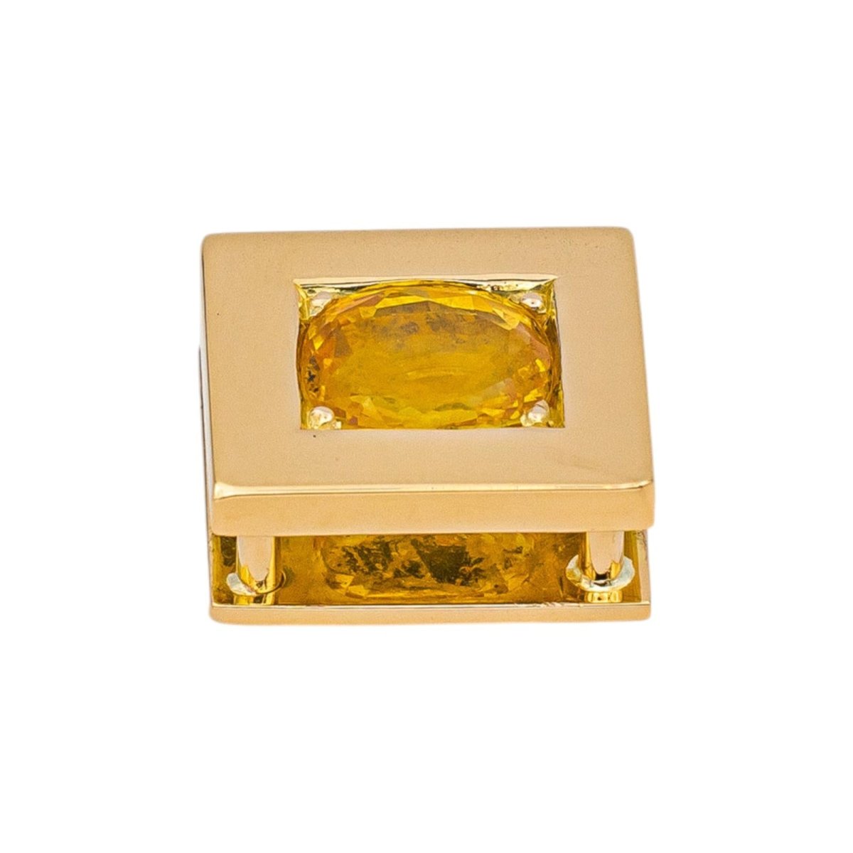 Pendentif en or jaune et saphir - Castafiore