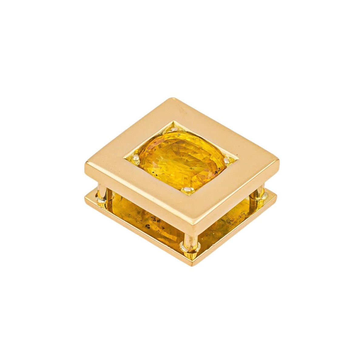 Pendentif en or jaune et saphir - Castafiore
