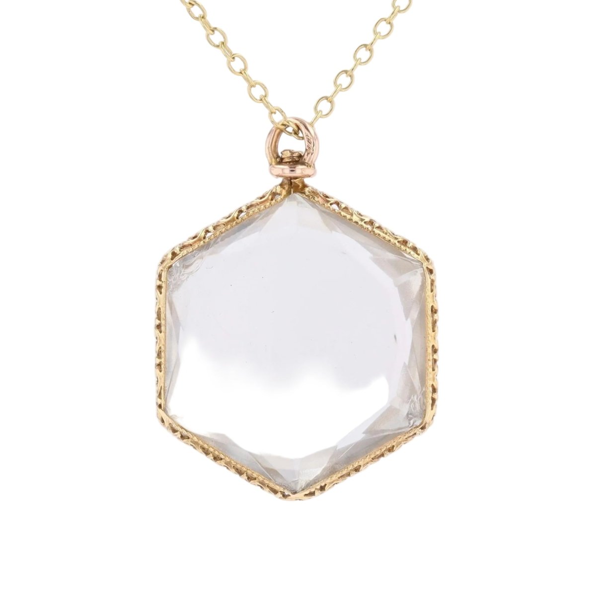 Pendentif en or jaune et verres - Castafiore
