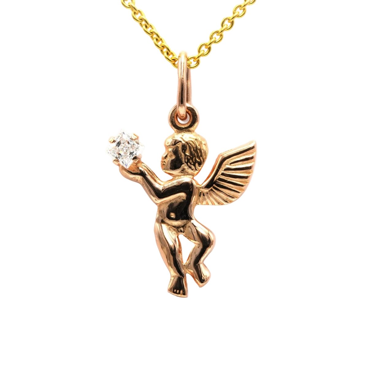 Pendentif en or jaune et zirconium - Castafiore