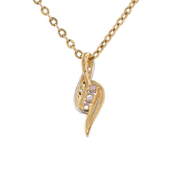 Pendentif en or jaune, or blanc, améthystes et diamants - Castafiore