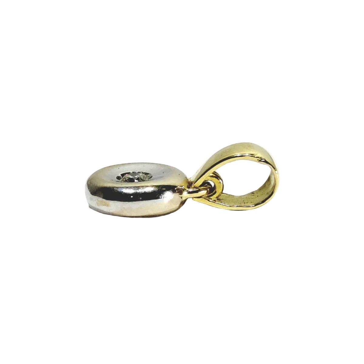 Pendentif en or jaune, or blanc et diamant - Castafiore