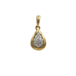 Pendentif en or jaune, or blanc et diamants - Castafiore
