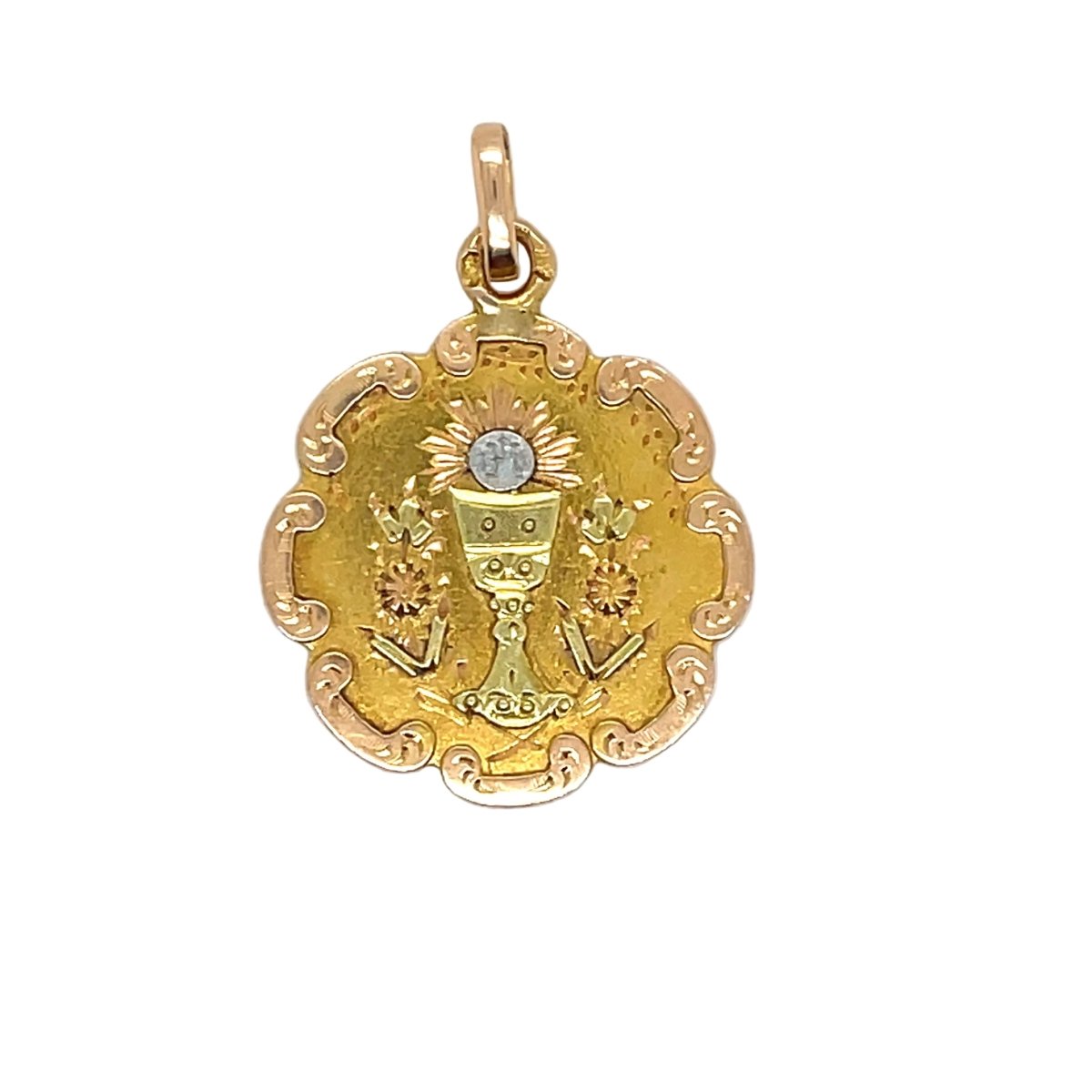 Pendentif en or jaune, or blanc et or rose - Castafiore