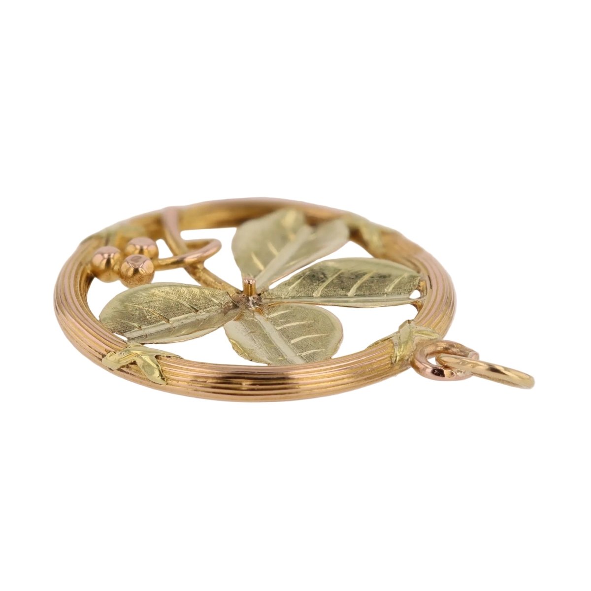 Pendentif en or jaune, or rose et or vert - Castafiore