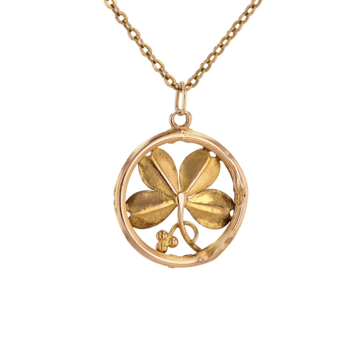 Pendentif en or jaune, or rose et or vert - Castafiore