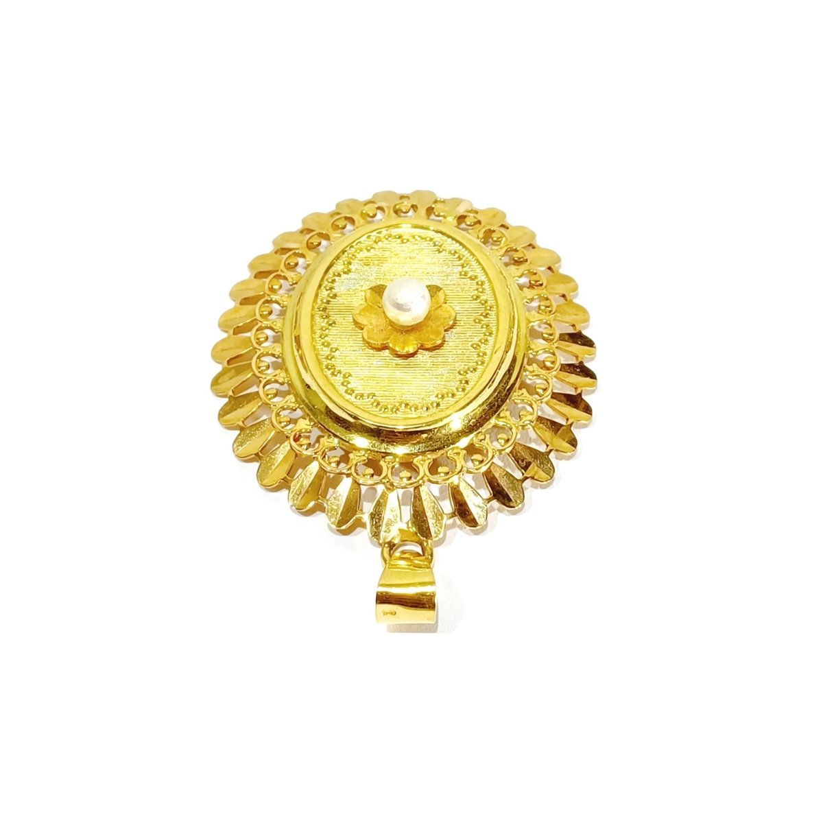 Pendentif en or jaune, or rose et perle - Castafiore