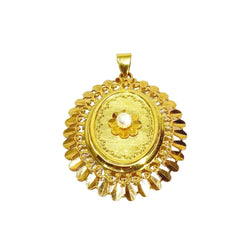 Pendentif en or jaune, or rose et perle - Castafiore