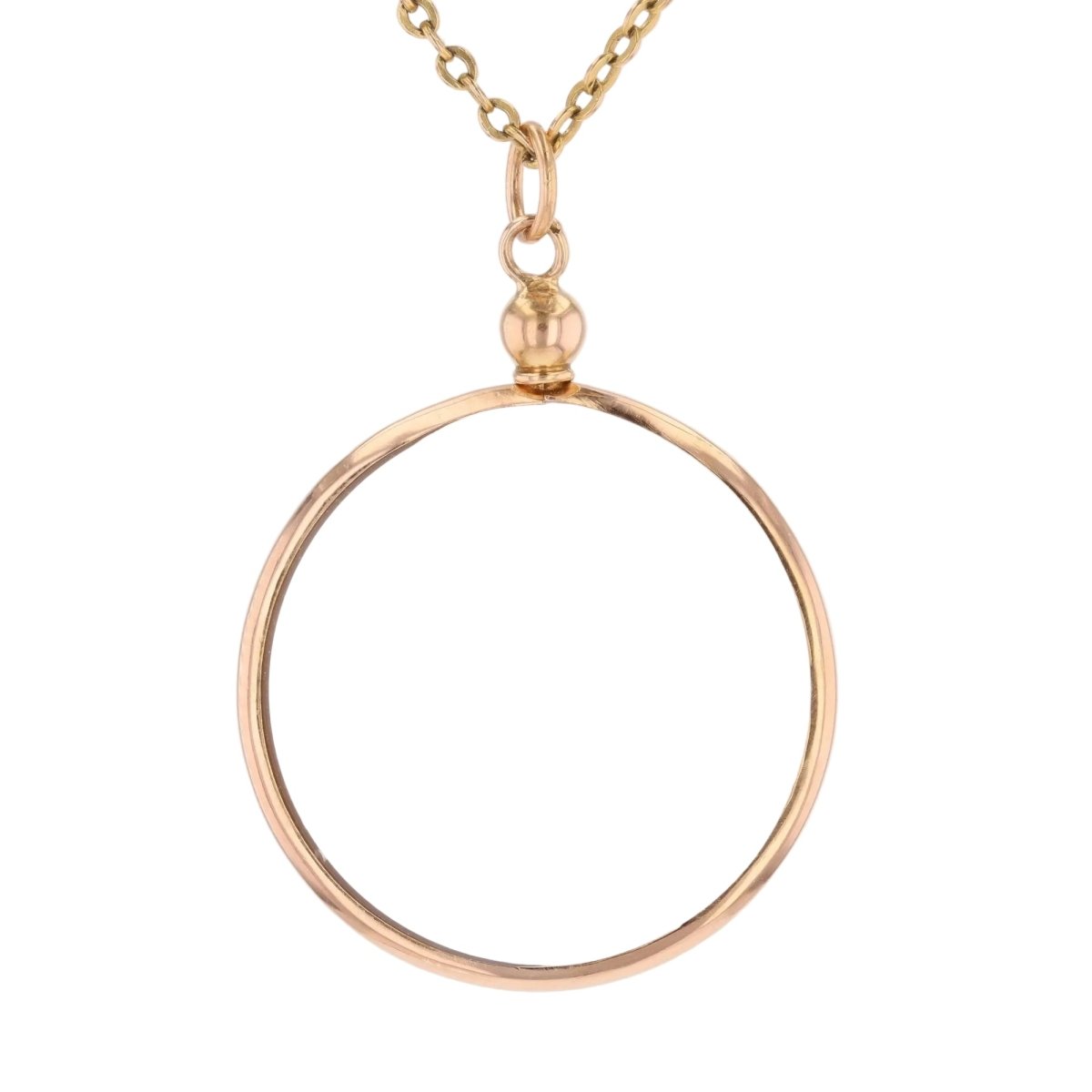Pendentif en or jaune, or rose et verres - Castafiore