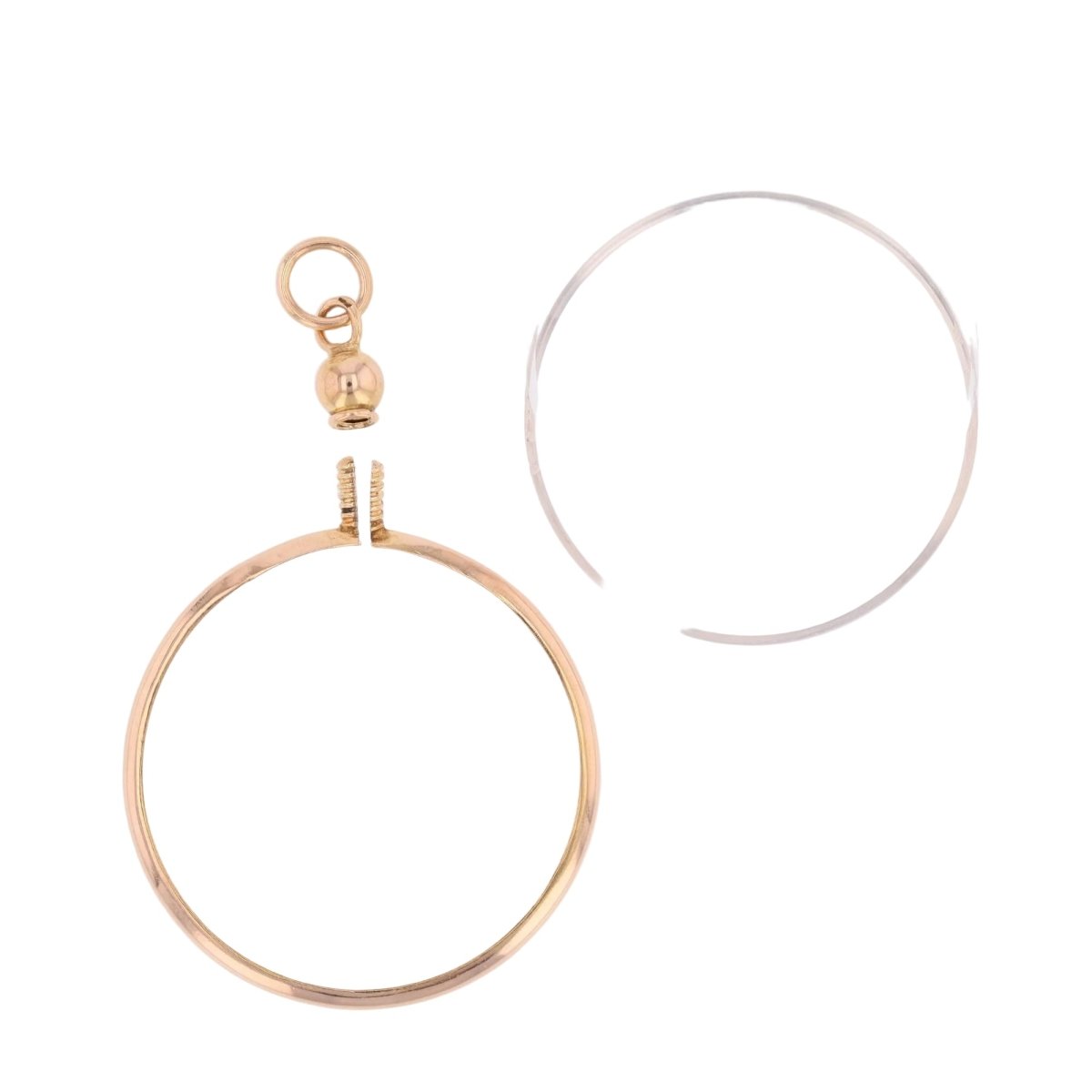 Pendentif en or jaune, or rose et verres - Castafiore