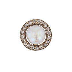 Pendentif en or jaune, perle et diamants - Castafiore