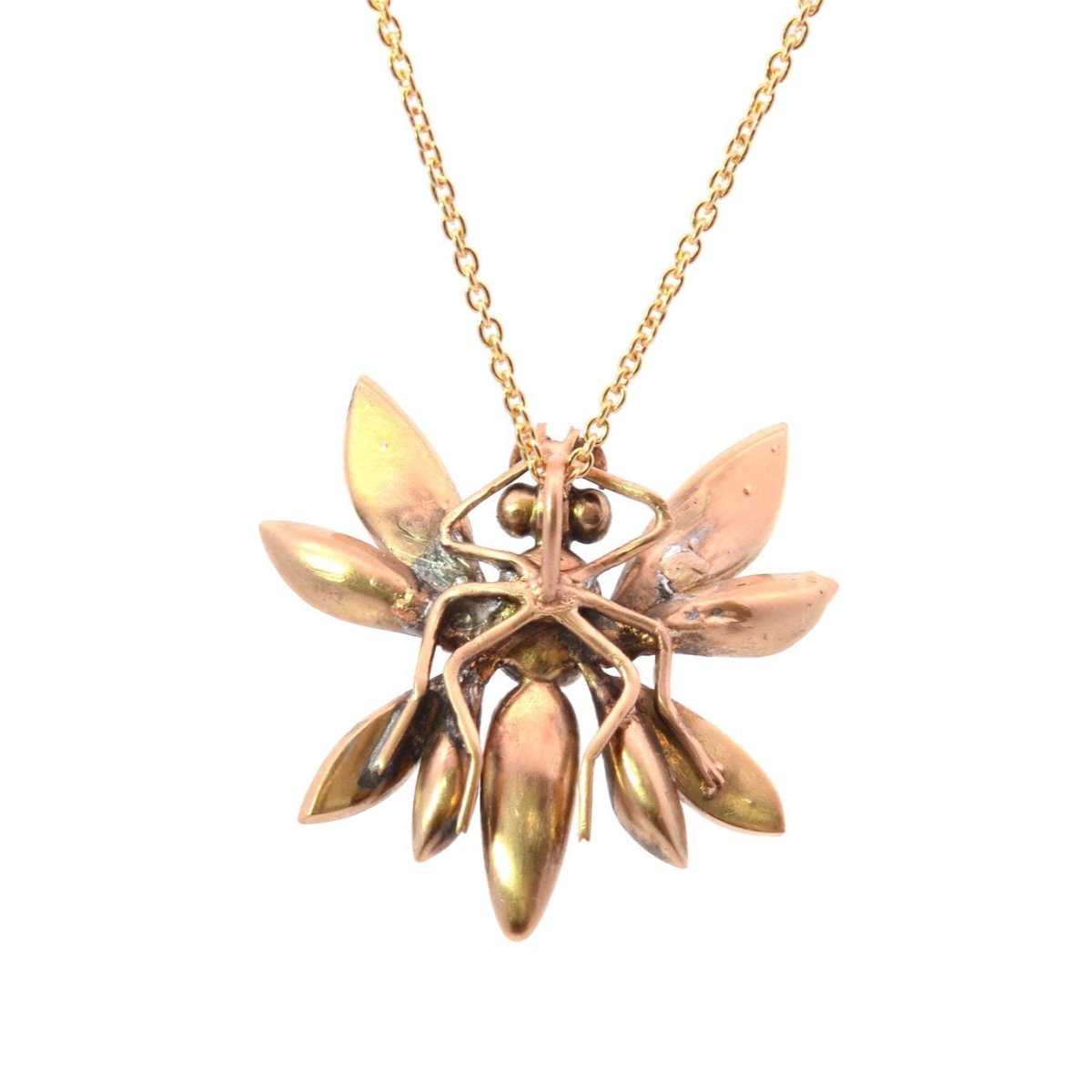 Pendentif en or jaune, perles et rubis - Castafiore