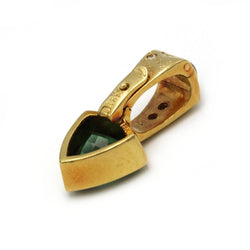 Pendentif en or jaune, tourmaline, rubis et diamants - Castafiore