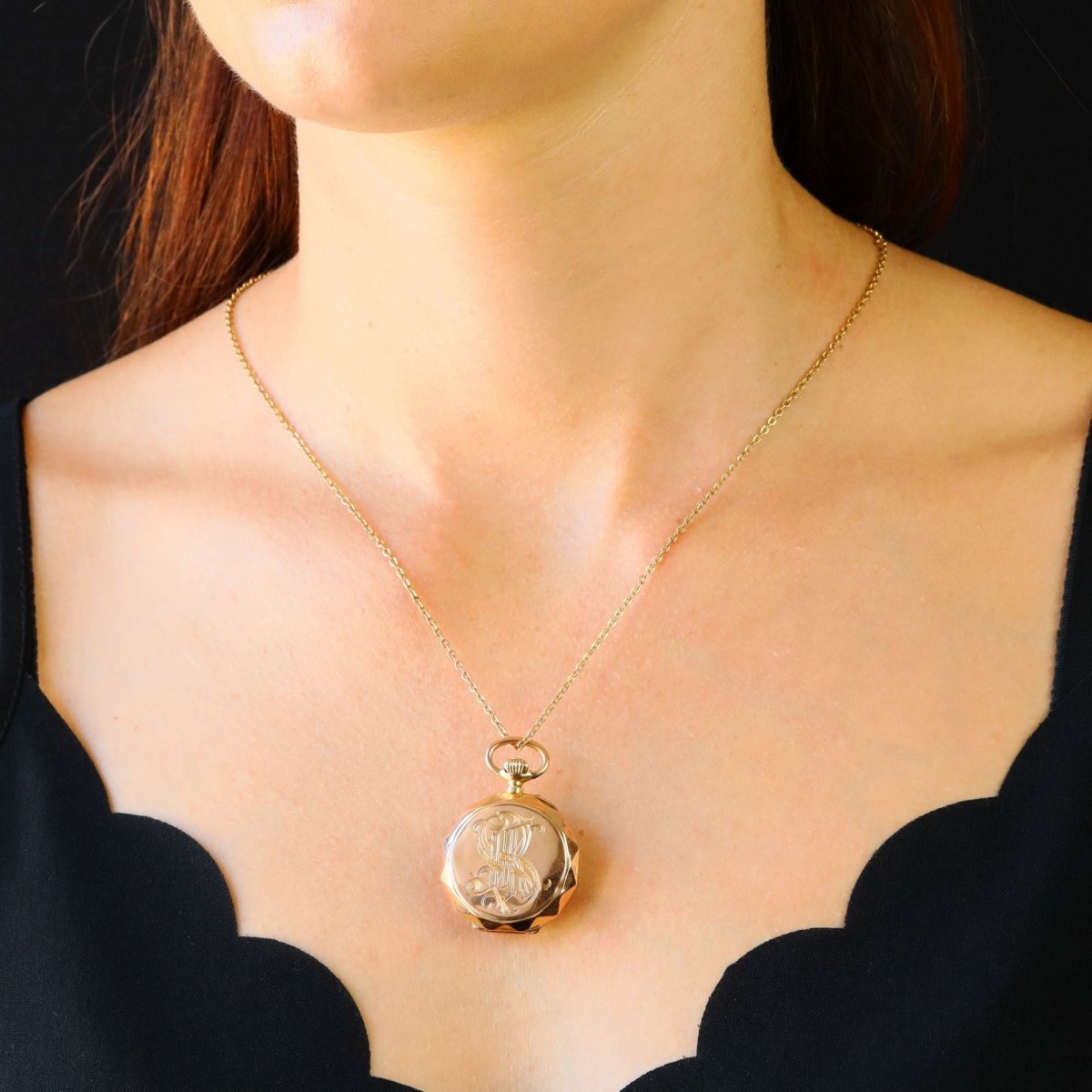 Pendentif en or rose - Castafiore