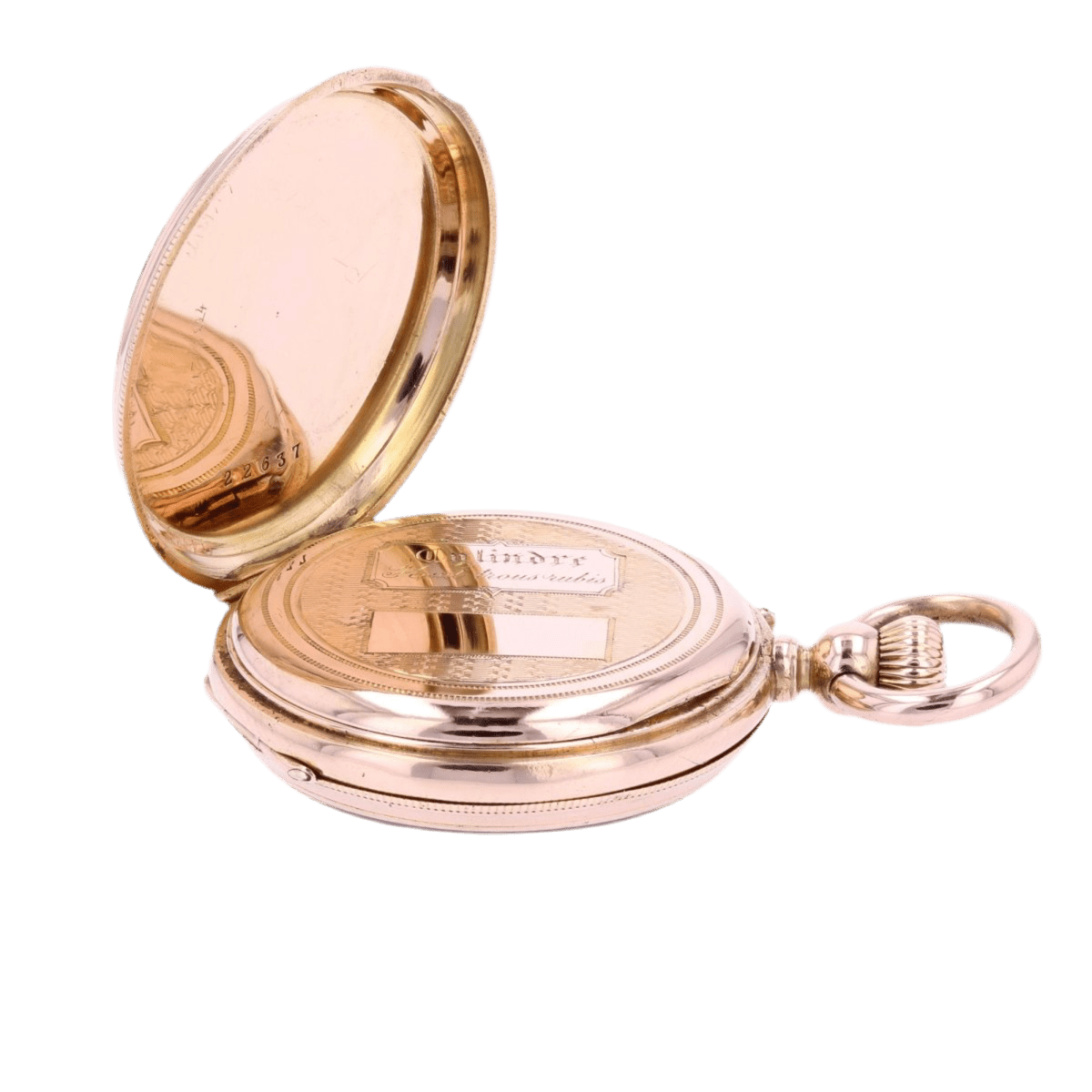 Pendentif en or rose, émail et diamants - Castafiore