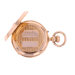 Pendentif en or rose, émail et diamants - Castafiore