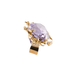 Pendentif en or rose et améthyste - Castafiore