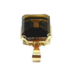 Pendentif en or rose et citrine - Castafiore