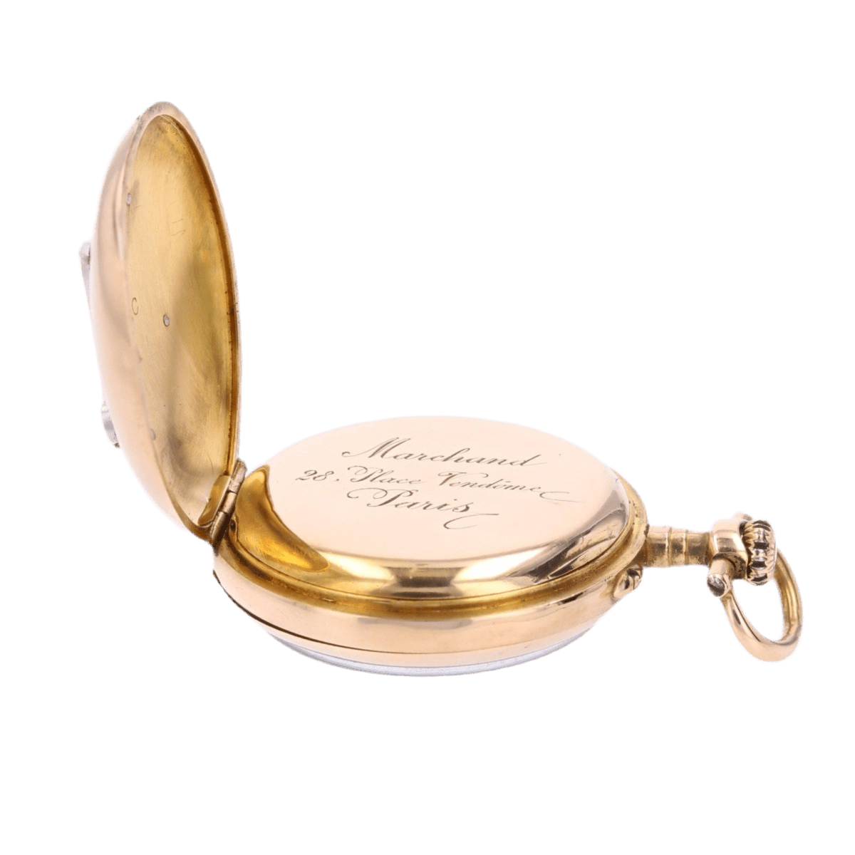 Pendentif en or rose et diamants - Castafiore