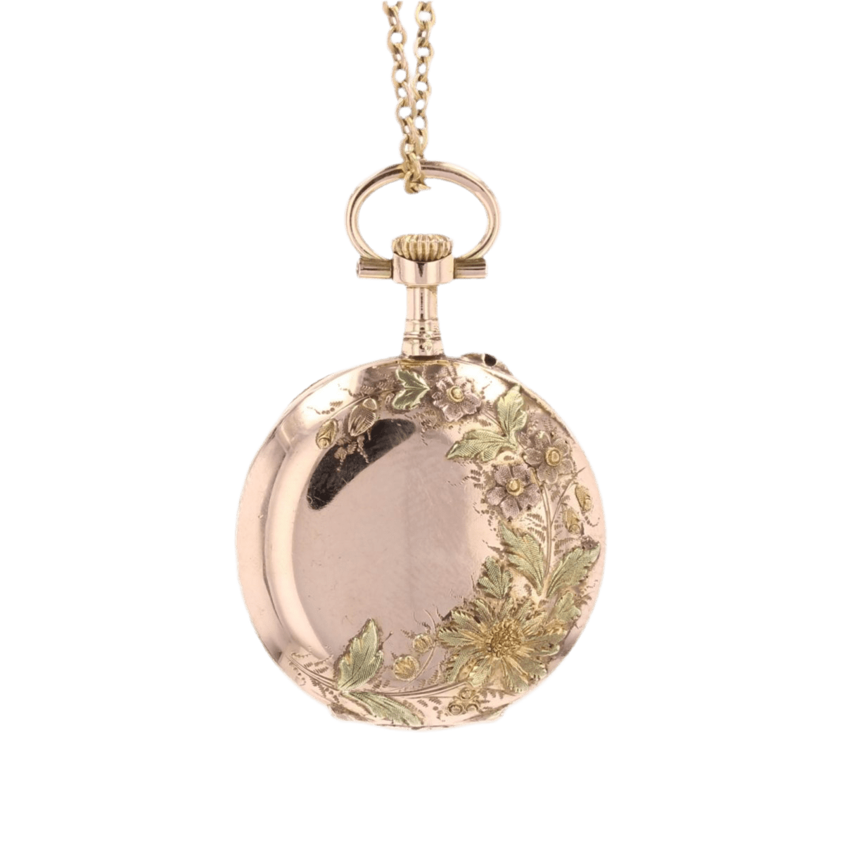 Pendentif en or rose et or vert - Castafiore