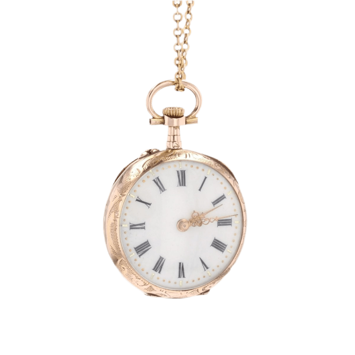 Pendentif en or rose et or vert - Castafiore